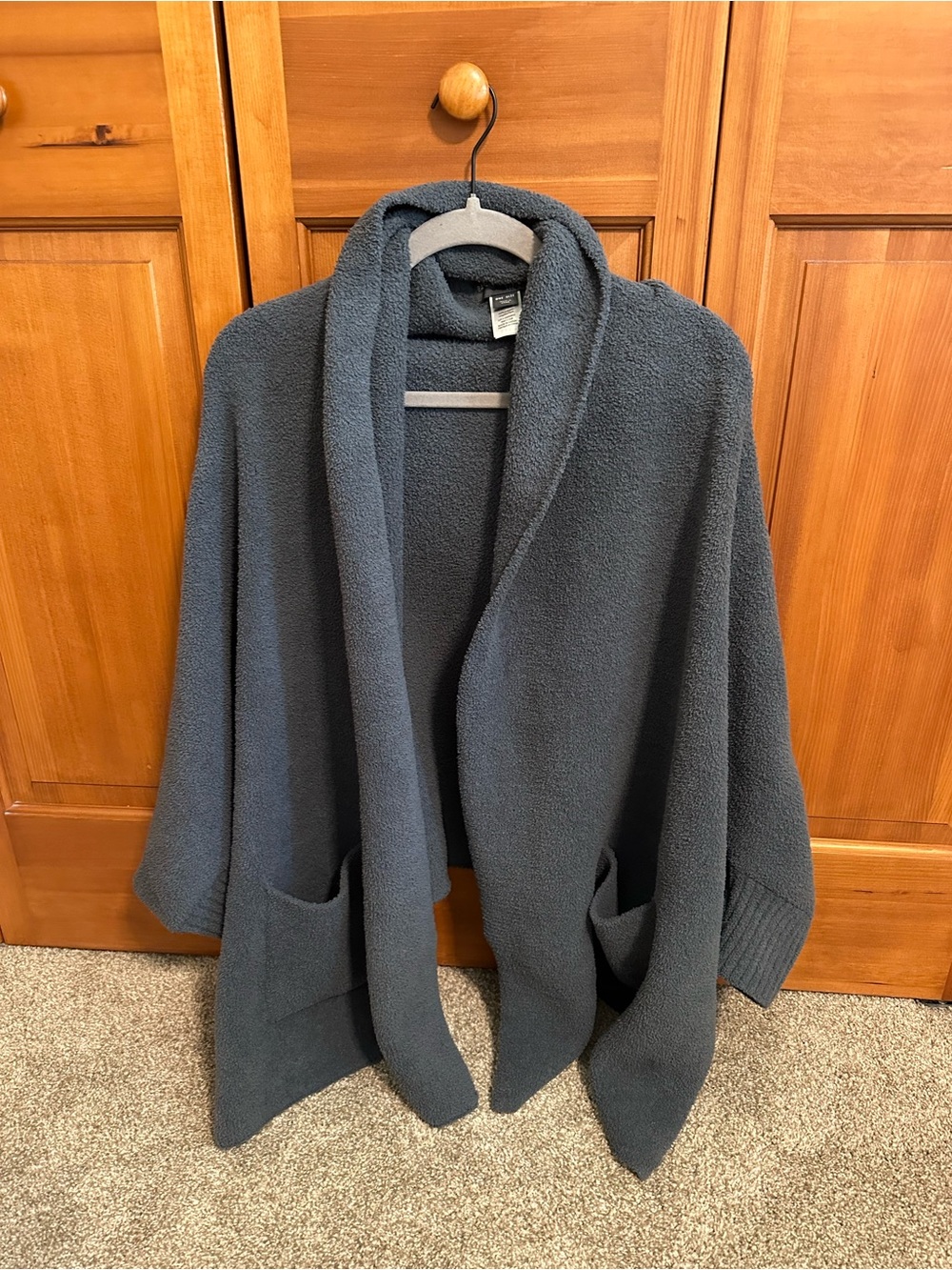 Barefoot Dreams CozyChic Blanket Wrap in Smokey Blue